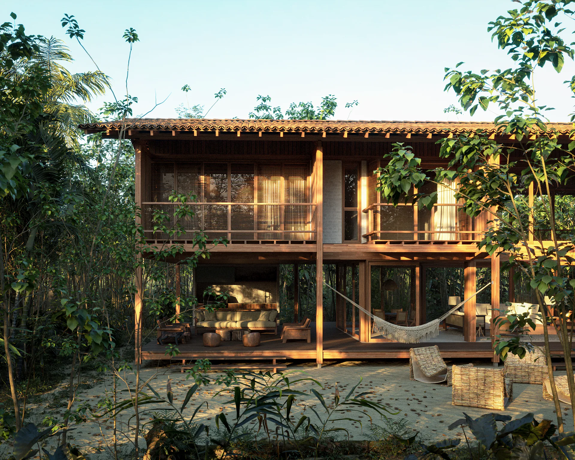 Casa na Mata - Praia Vermelha do Sul - Ubatuba